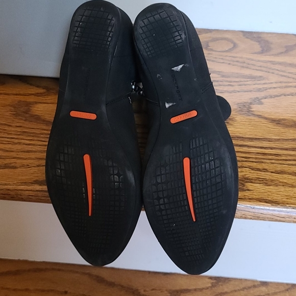 ROCKPORT EMESE SIZE 8M BLACK ANKLE BOOT - Picture 5 of 13